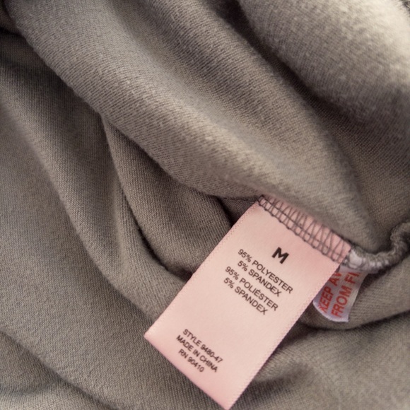 Juicy Couture Gray Velour Matching Set M Rhinestone Logo - Picture 8 of 8